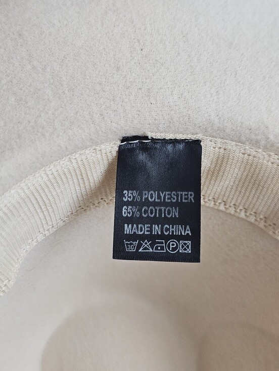 Western Cowboy Hat Cream Ivory Felt Look Concho Band Boho Rancher Festival Hat